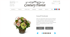 Desktop Screenshot of centuryflorist.com